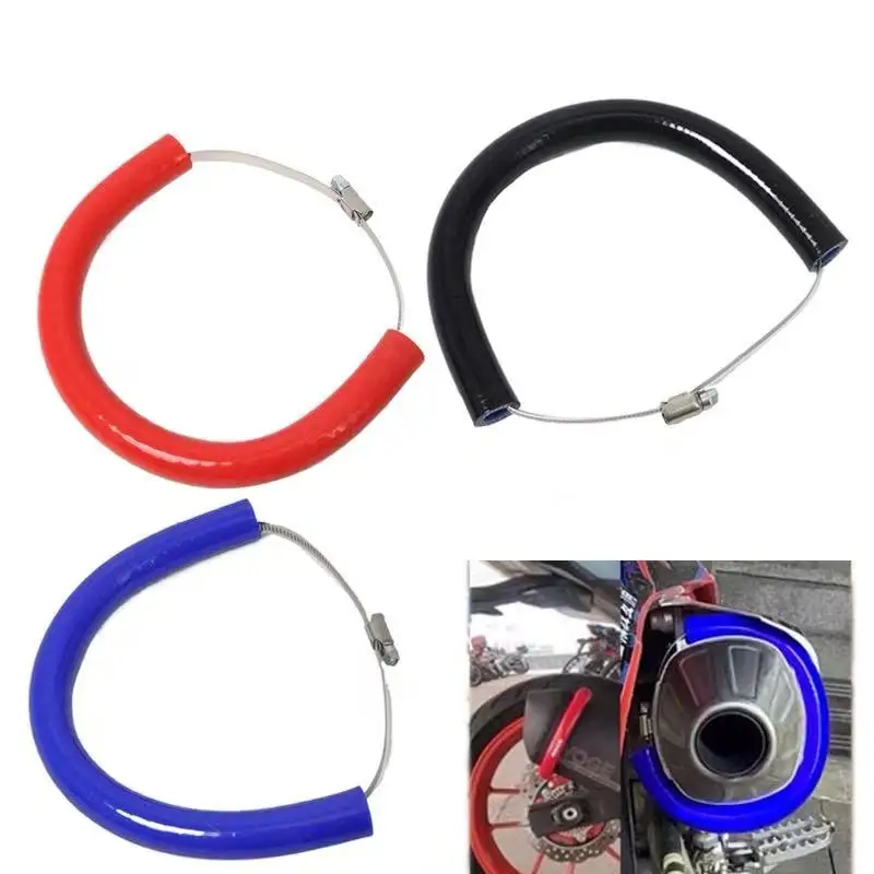 Motorrad-Schutzringabdeckung für hinteren Auspuff-Verbrühungsschutz, geeignet für 250 300 350 400 450 500CC ENDURO MX Dirt Bikes