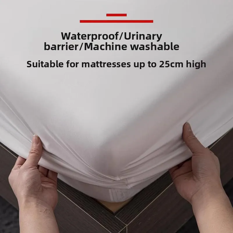 Breathable Dustproof Bedding Protector Full Enclosure Single Piece Comforter Cover Quilted Bed Canopy Allergy Relief Bed Shee...