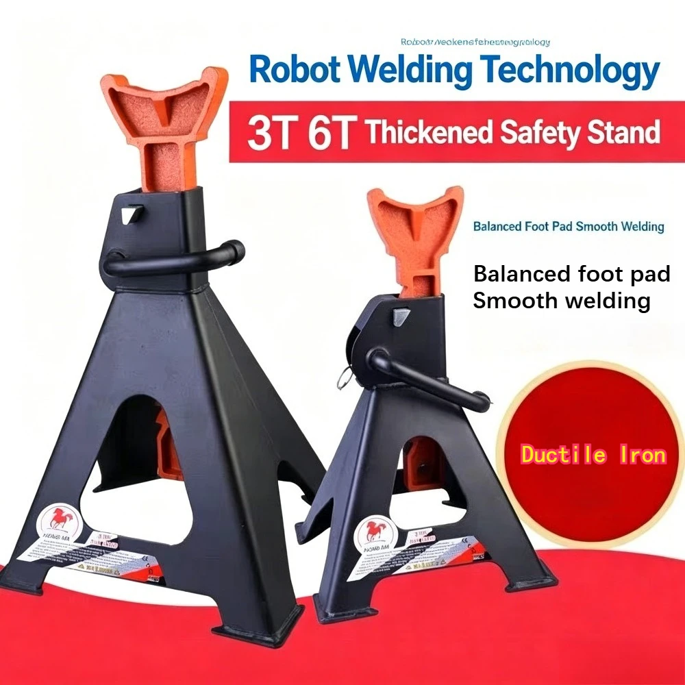 

Heavy Duty 3 Ton /　6 Ton　Axle Stands for Car Van 4x4 Caravan Garage Workshop Steel Robust Construction Support Lift 29-43cm