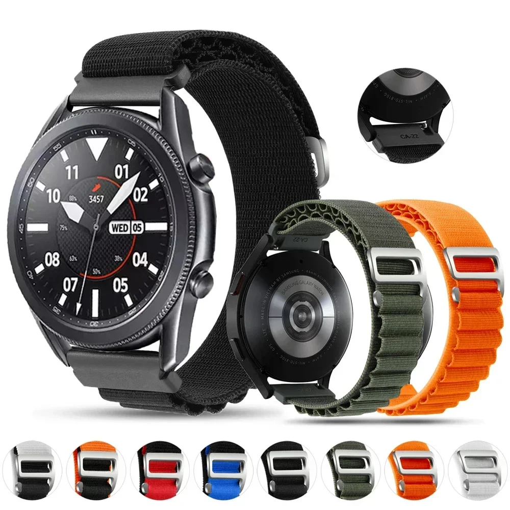 22mm Nylon Band For Garmin Forerunner 965 265 745 255 Music Watch Strap Venu 2 3 Vivoactive 4 Replacement Wristband Bracelet