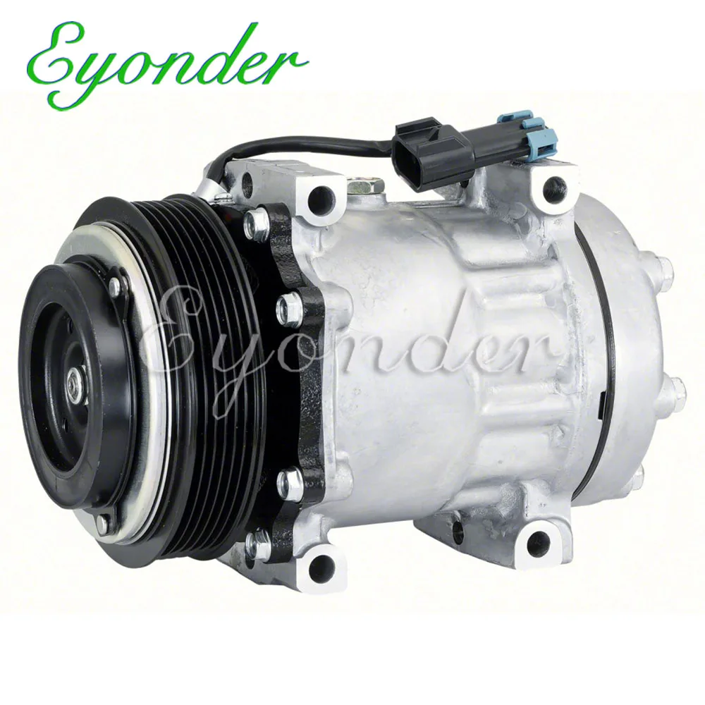 

SANDEN 7H15 Auto AC A/C Aircon Air Conditioning Compressor Cooling Pump Clutch PV6 for Western Star Truck 12Volt SD4071 4071