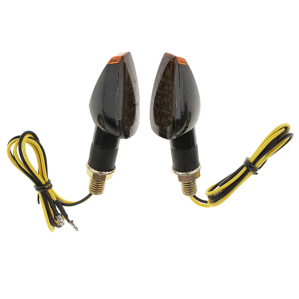 

2 шт., 12 В, мотоцикл, 15 светодиодных индикаторов, универсальный