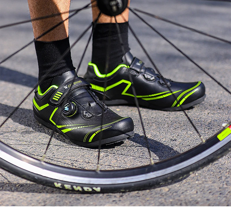 WEST BIKING Fahrradschuhe für Herren und Damen, mit Schnellwechselmechanismus, ohne Schnellspanner, für Rennräder, atmungsaktive Turnschuhe, Outdoor-Sportschuhe. – Detail 21