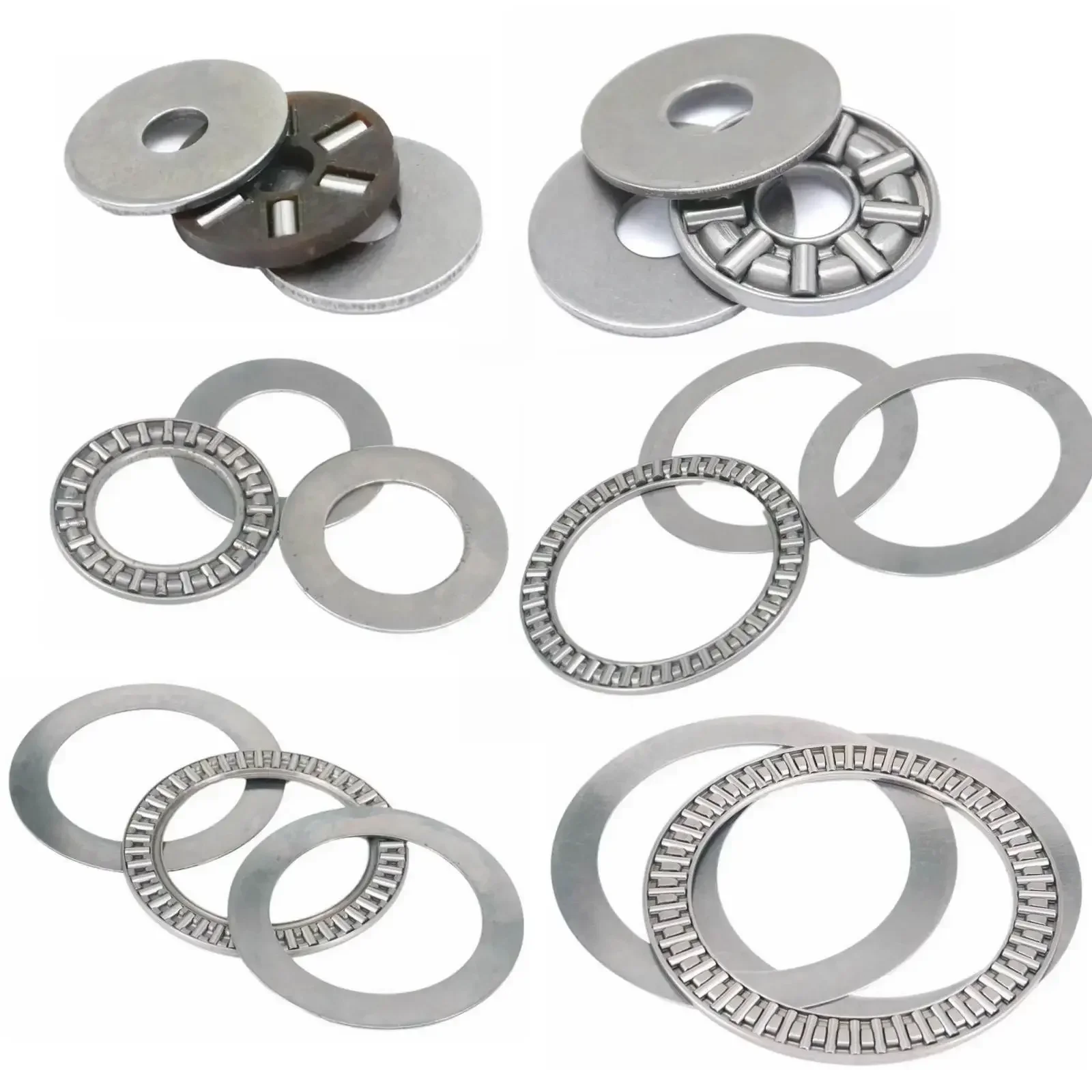 AXK Series Thrust Needle Roller Bearing ABEC-1 Inner Diameter 4-160mm with 2 Washers Each