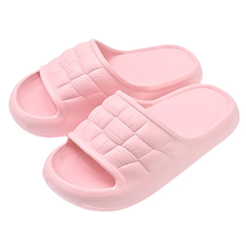 2023 Summer Womens Slippers Couple Sandals Beach Slides  Flip Flops Men's Thick Sole Indoor Bathroom Anti-slip Shoes