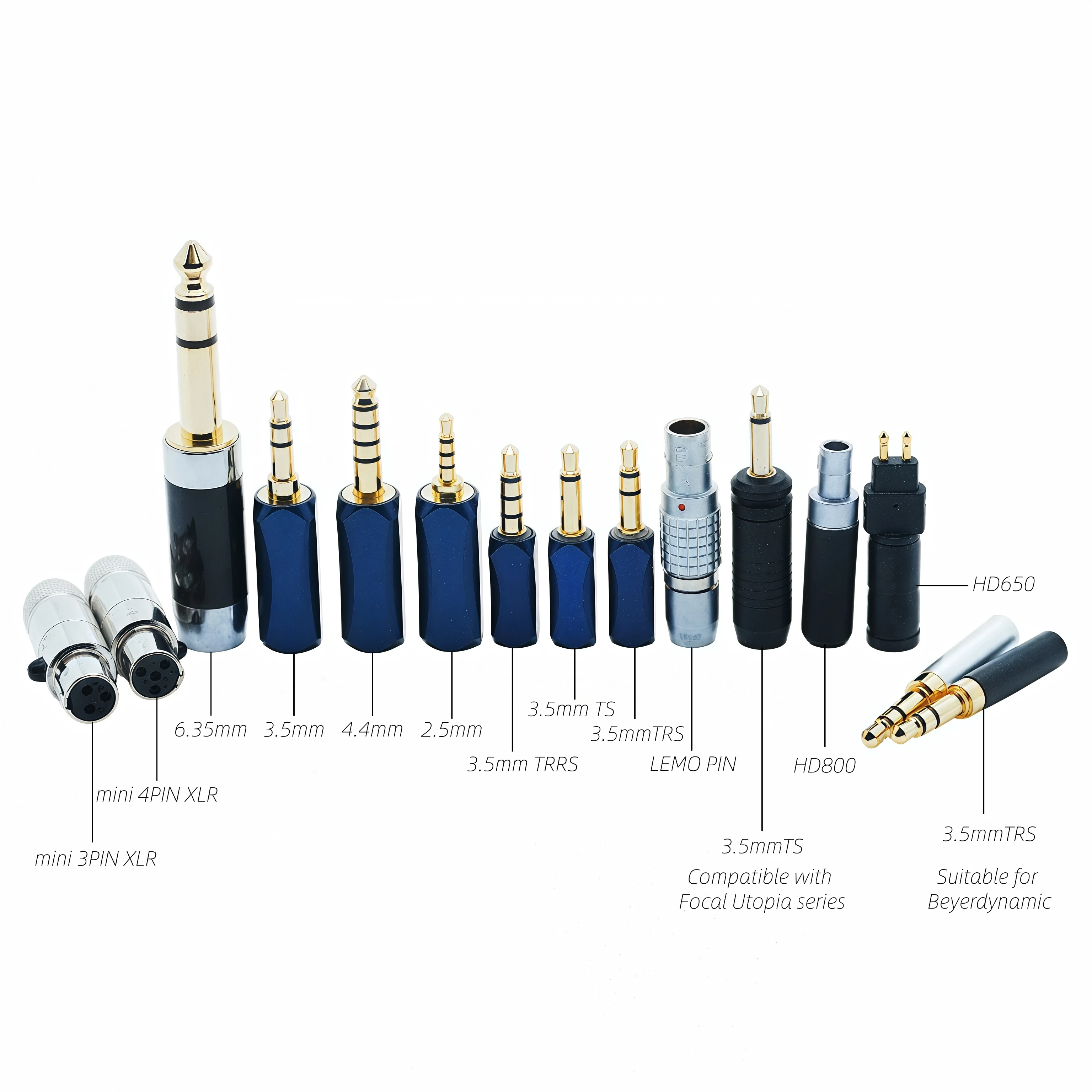 Hedacabl HD-12 Dual 3,5mm auf 4,4mm/XLR Symmetrisches Kabel, Kompatibel mit HD600/650, Hifiman, Crosser und Anderen Kopfhörermodellen – Detail 7