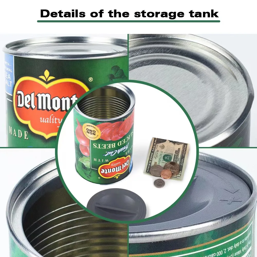 Hidden Compartment Diversion Safe Food Cans Secret Stash Hiding Container Kitchen Cupboard Hide Cash Hidden