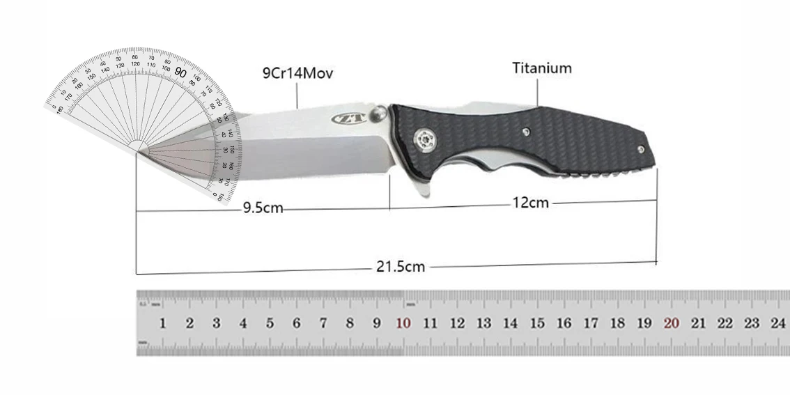 0393 Rick Hinderer Ball Bearing Flipper Folding Knife 9CR18MOV Blade G10 Handles Outdoor Camping Knives Tactical Pocket Tools