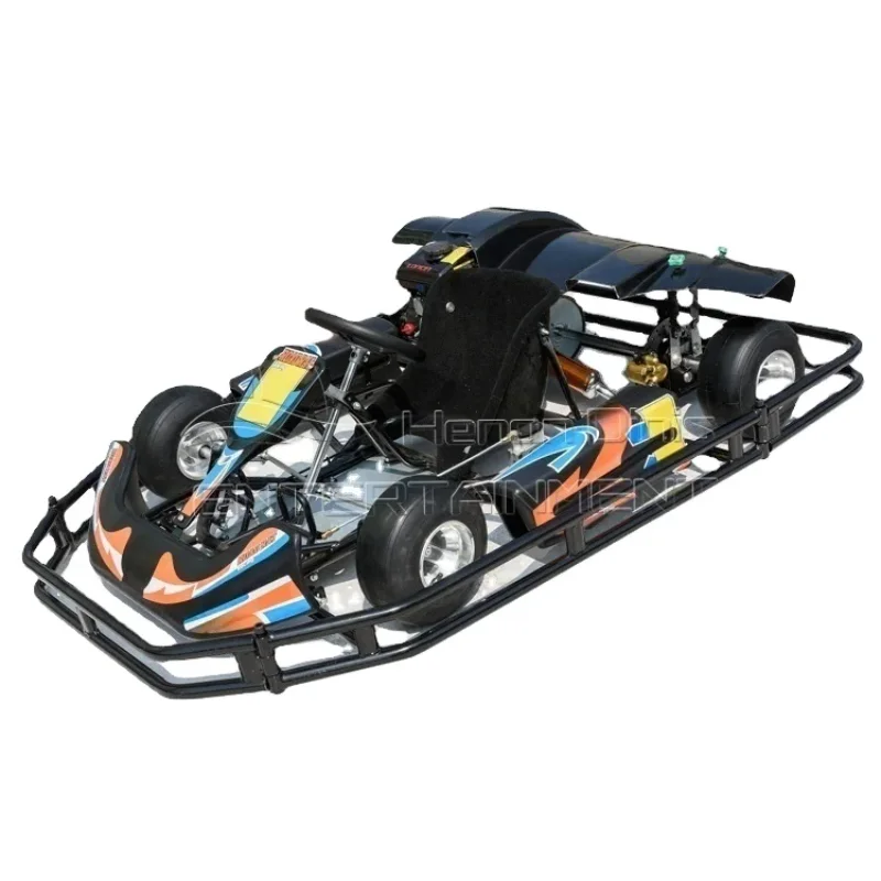 

Most Popular Amusement Park Equipment Fun Fair Rides Cool Fast 1 Seat Mini Gasoline Go Kart For Sale