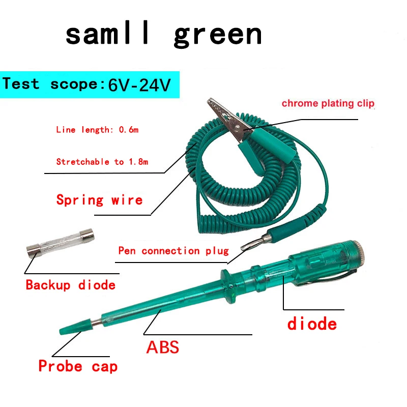 Tester per circuiti di tensione per Auto strumenti per Auto sonda diagnostica per Auto Test per penna Test diagnostico strumenti automobilistici