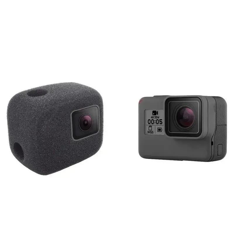 Wind slayer Foam Windproof Sponge WindSlayer Wind Noise Reduction Foam Windshield For Gopro Hero 5 6 7 8 9 Black Action Camera