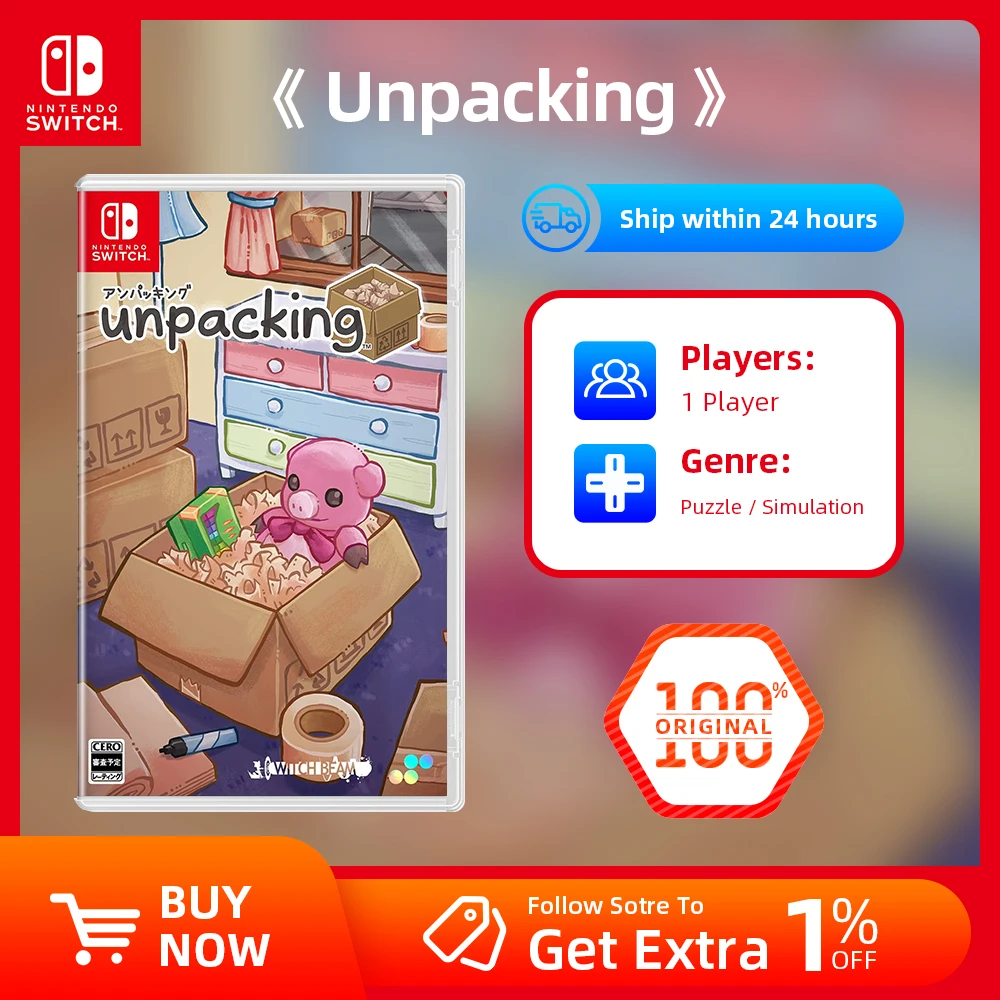 Nintendo Switch Game Deals - Unpacking - Nintendo Switch OLED Lite Game cartridge