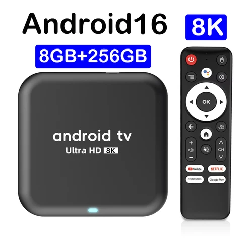 Q18 8K RK3518 Smart TV Box Android 16 asistente de Google BT6.0 Ram 4GB 8GB Rom 64GB 128GB 256GB Wifi 5G reproductor multimedia decodificador