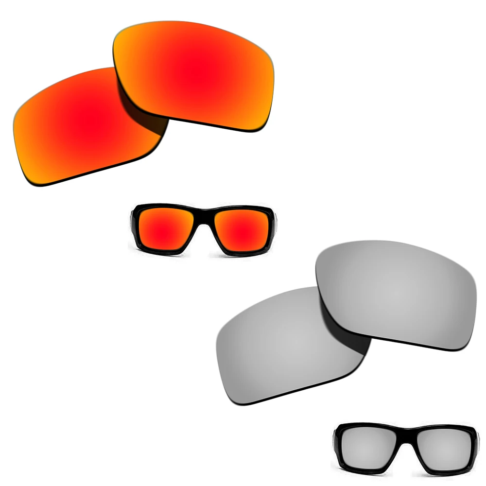 

100% Precisely Cut Polarized Replacement Lenses for Costa Del Mar Rincon Rin198 Sunglasses Chrome & Red Combine Options