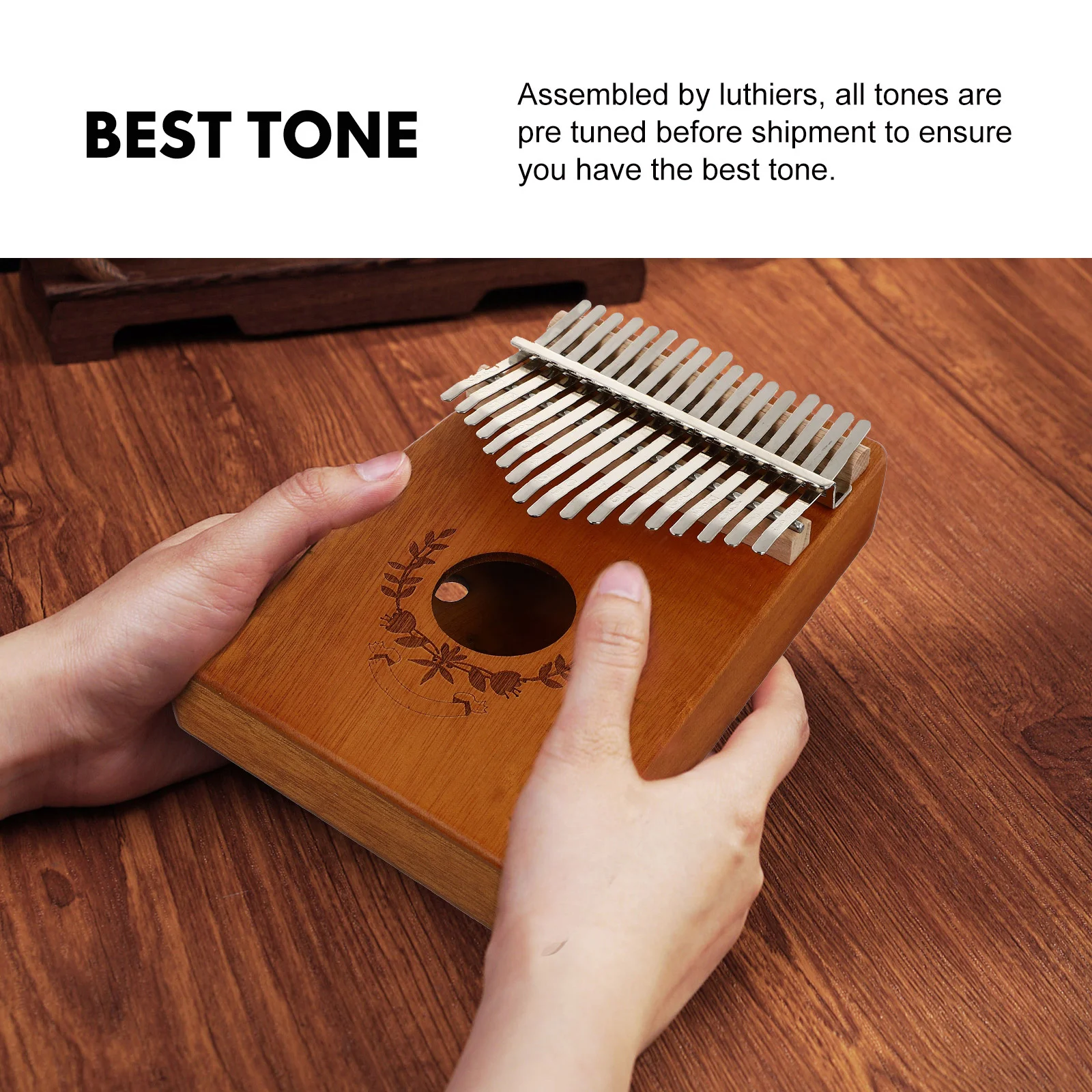 

Kalimba Thumb Delicate Finger Piano Home Musical Instrument Beginners Premium