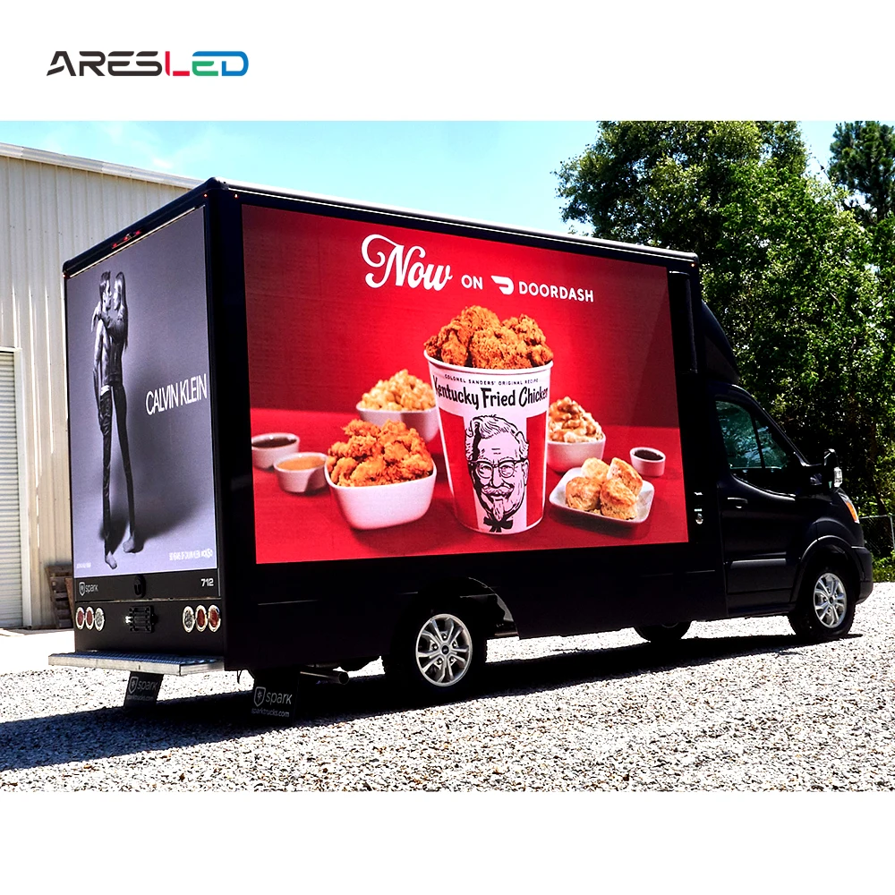 

Exterior Mobile Stage Roadshow LED Pantalla TV Screen Truck for Commercial Advertising
