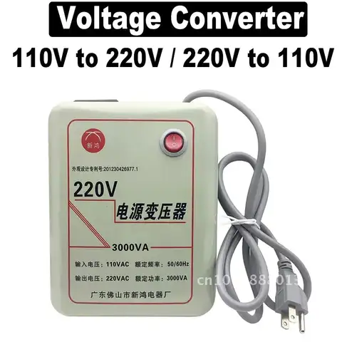 3000W 2000W 110V 500W 전압 변환기 변압기 1000W ~ 220V 다운 스텝 AC 어댑터 220V 최대 110V 스텝 변환 전원 3000W 2000W 110V 500W 전압 변환기 변압기 1000W ~ 220V 다운 스텝 AC 어댑터 220V 최대 110V 스텝 변환 전원