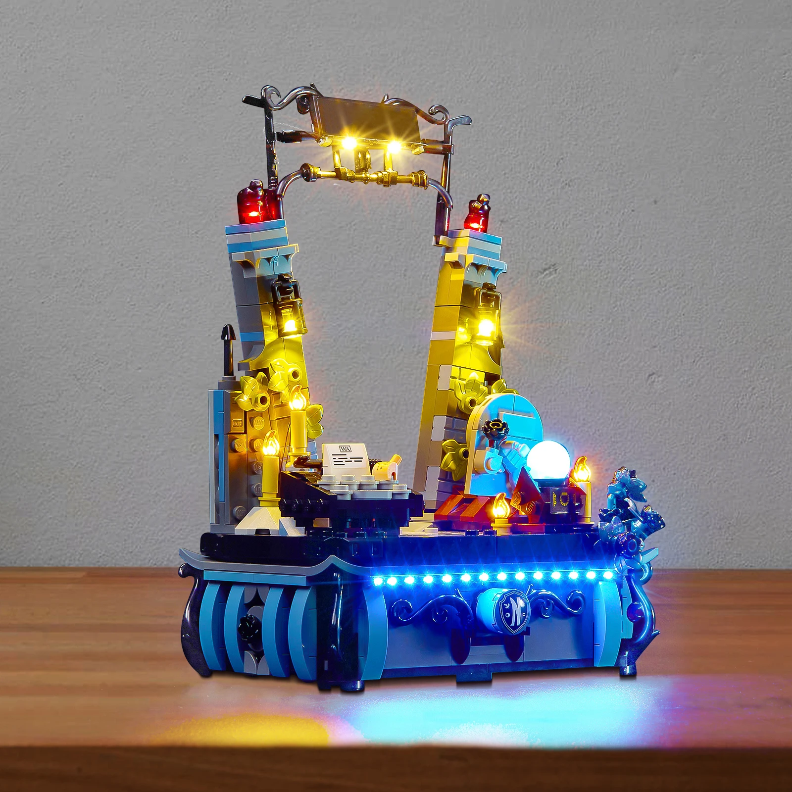 LED-Beleuchtungsset ohne Modell, geeignet für LEGO Wednesday Addams Figur 76780 Bausteine