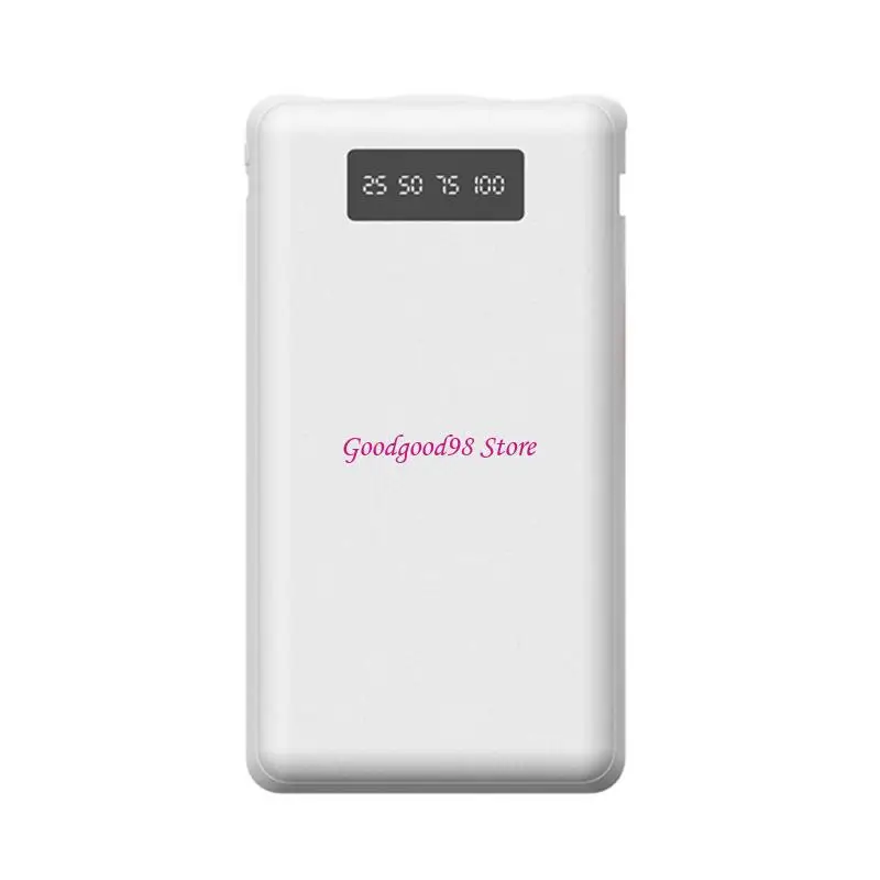 Digital Display ABS Battery Holder for DIY Charging Projects Real Time Display 