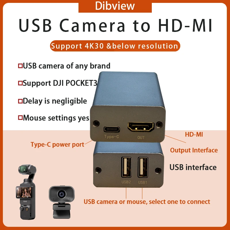 USB-камера ibview OTV-UT2H в HD 4K с нижней задержкой