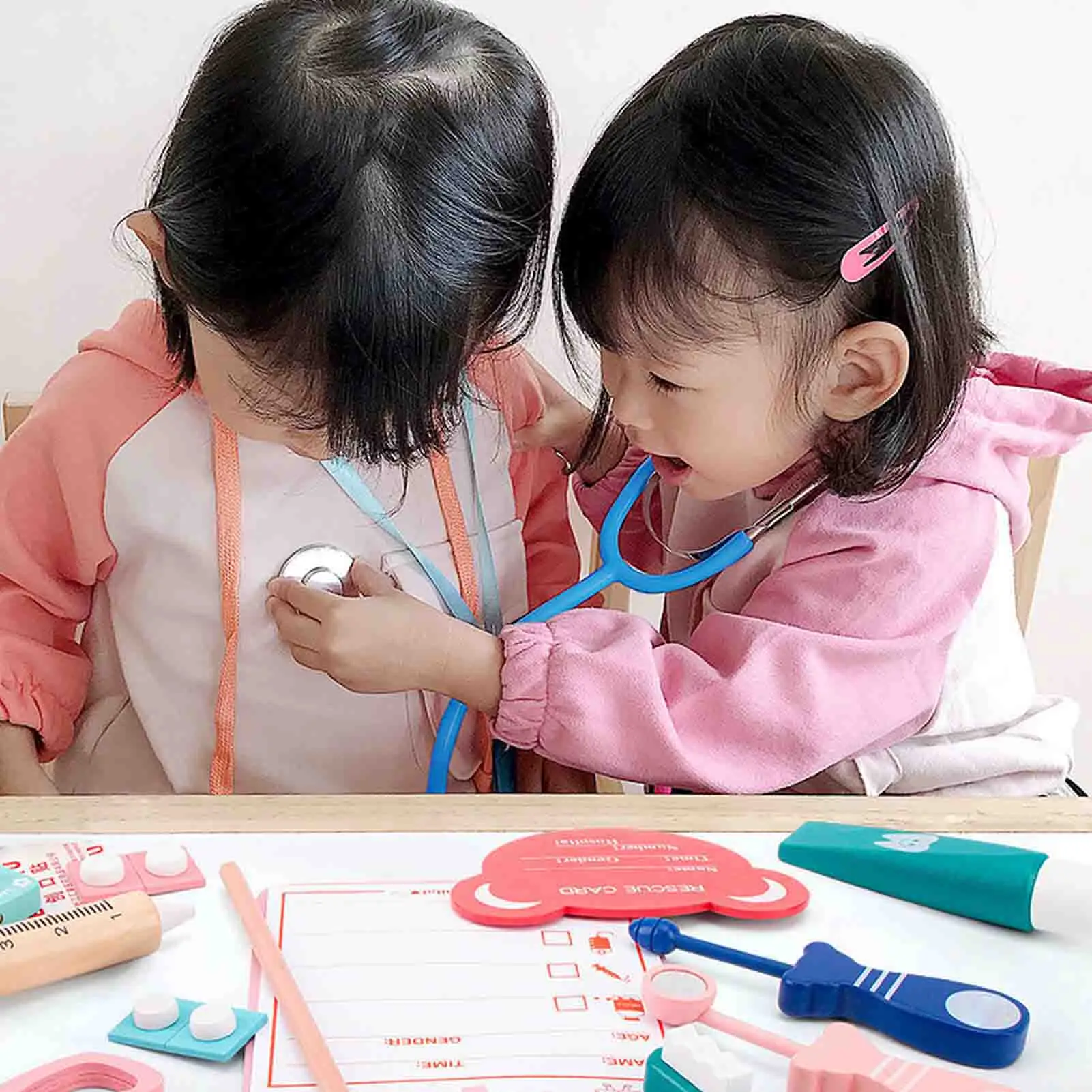 ZK40 Doctor Kit voor kinderen Educatieve simulatie Fantasierijke ontwikkeling Doctor Pretend Set Tandheelkunde