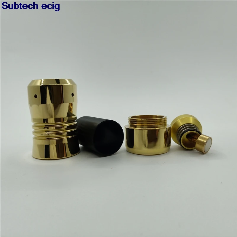 Deltavape Litteken Mini Mechanische Mod Messing Materiaal 18350 Batterij Hybride Verbinding Mech Mod Voor 510 Thread Rda Rdta Tank Verstuiver