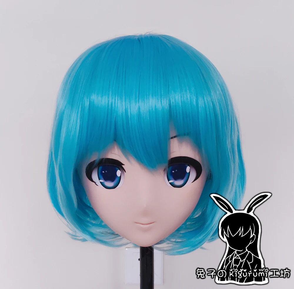 (RB9108) Volle Kopf Qualität handgemachte weibliche/Mädchen Harz japanische Anime Cartoon Charakter Cosplay Kigurumi Maske