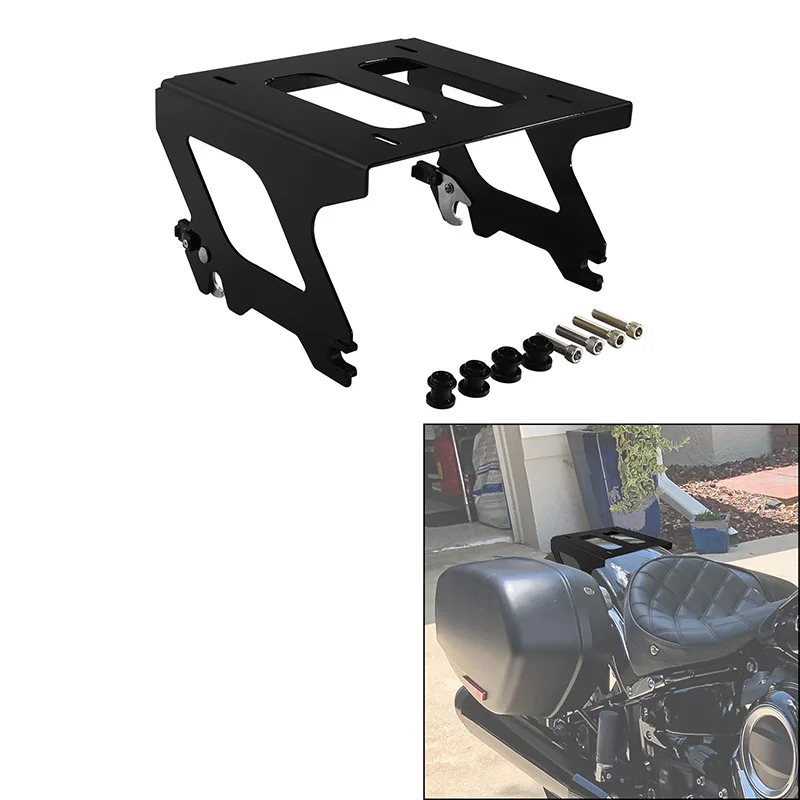 Samodzielny bagażnik montowany na ramie do Harley Sport Glide FLSB 2018-2024, Low Rider ST FXLRST 2022-2025, FXLR 2018-2020
