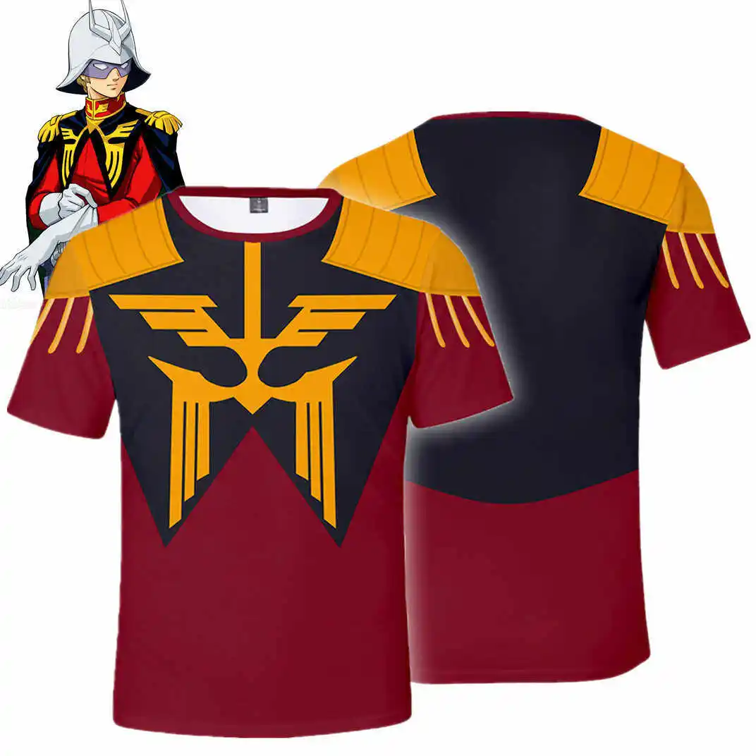 

Анимированная футболка Mobile Warrior Gundam Cheyenne Mobile Suit Summer 3D, повседневная, с коротким рукавом, свободного кроя, для подростков, быстросохнущая