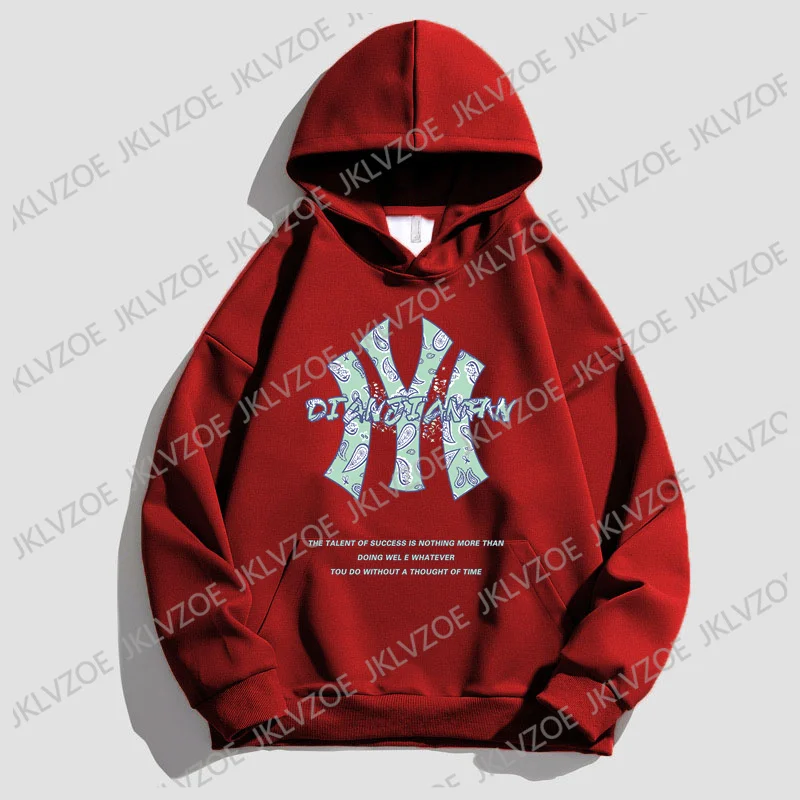 بلوفر غير رسمي مطبوع بنمط شعار NY ، هودي بأكمام طويلة ، سويت شيرت رجالي ، سويت شيرت نسائي ، قمم جديدة ، نمط تصميم ، #6