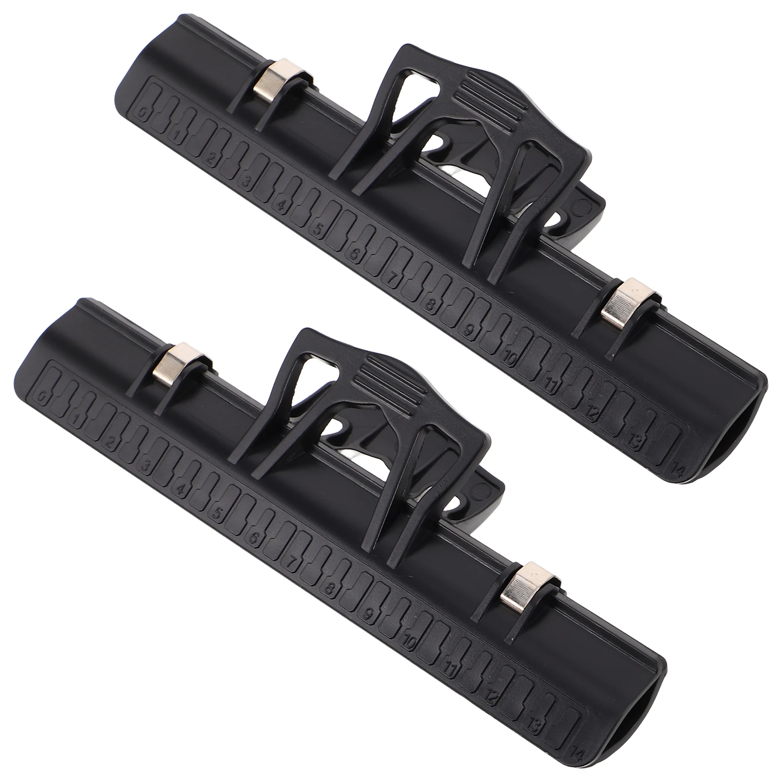 

2 Pcs Sheet Music Holder Clip Thicken Wide Plastic Note Note Clip Book Accessories Black Page Storage ganizer