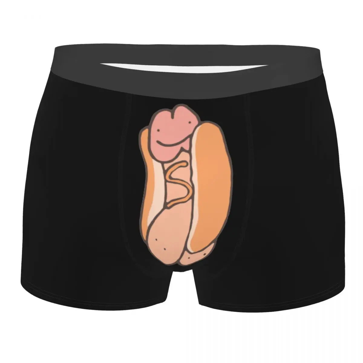 Funny Penis Dick Hot Dikkity Dog Man Boxers Soft Graphic Print Underpants