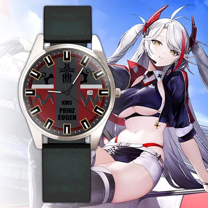 Anime Azur Lane USS St. Louis USS Enterprise IJN Atago Takao Mechanical Watches Cosplay Student Touch Screen Waterproof Watch