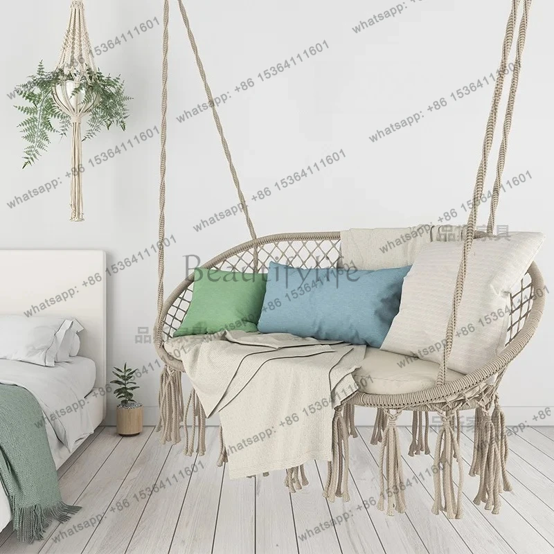 

Hanging chair outdoor swing outdoor courtyard household bird's nest hanging basket chair indoor household balcony swing