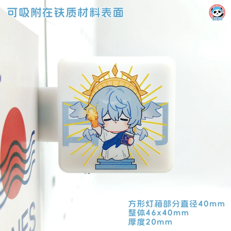 Honkai: Star Rail Sunday Anime Cosplay caja de luz atracción magnética imán de refrigerador brillo pantalla señales de luz regalo de Halloween