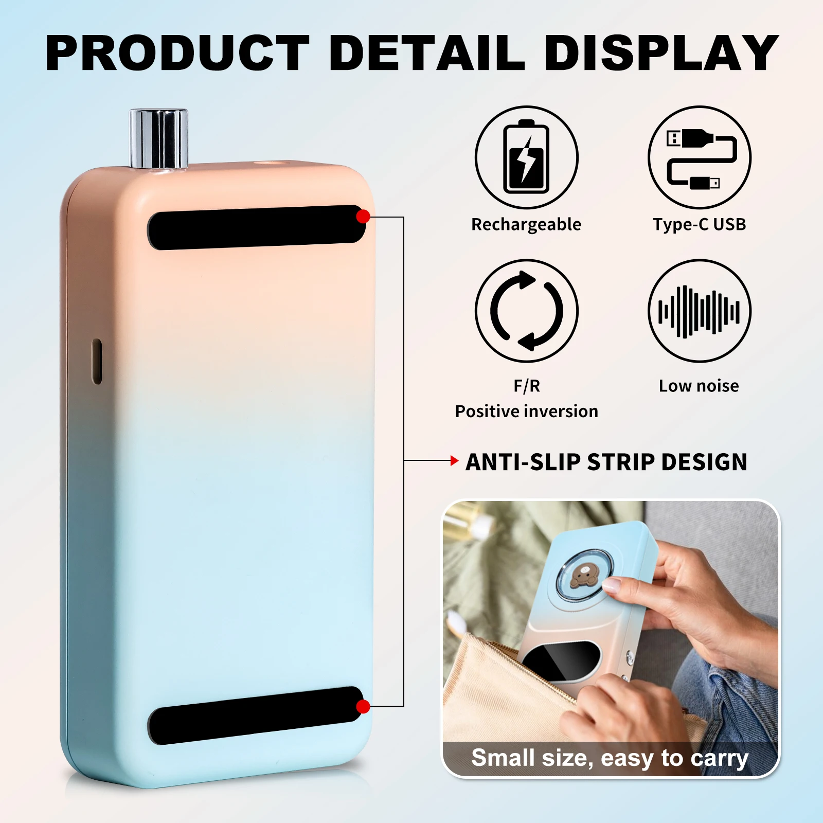 Lime à ongles électrique professionnelle, 45000 tr/min, Machine à polir le Gel, lime à ongles, perceuse à ongles Rechargeable à faible bruit, outils de Salon