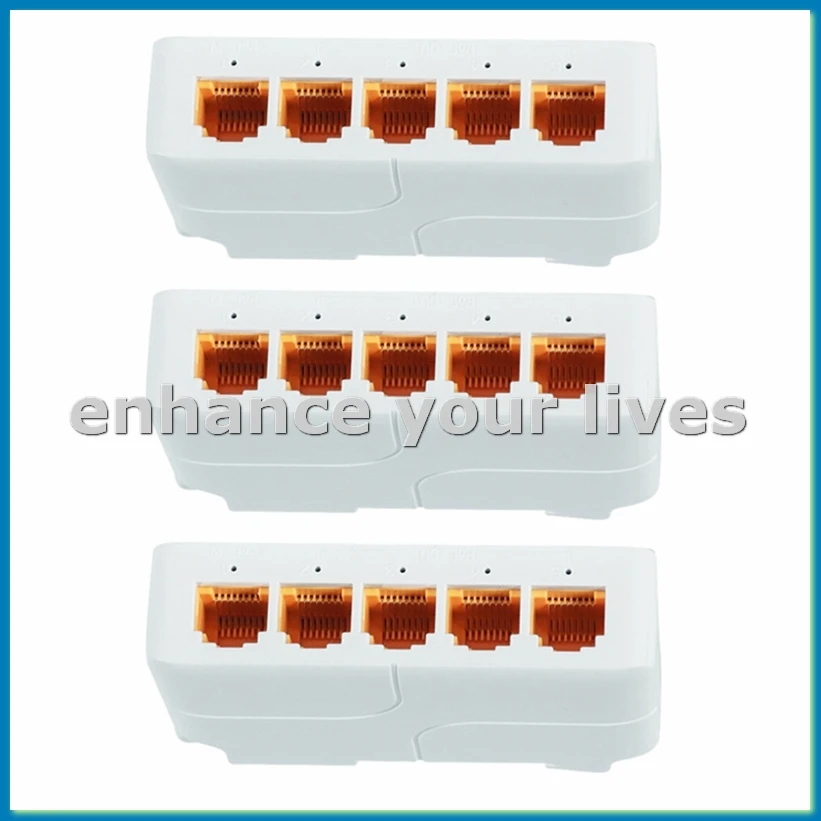 

3 шт., 5-портовый гигабитный удлинитель POE, 100/1000 Мбит/с, 1 в 4 выхода, повторитель PoE, DIN-рейка для камеры 48 В POE, беспроводная точка доступа, CCTV-A23U