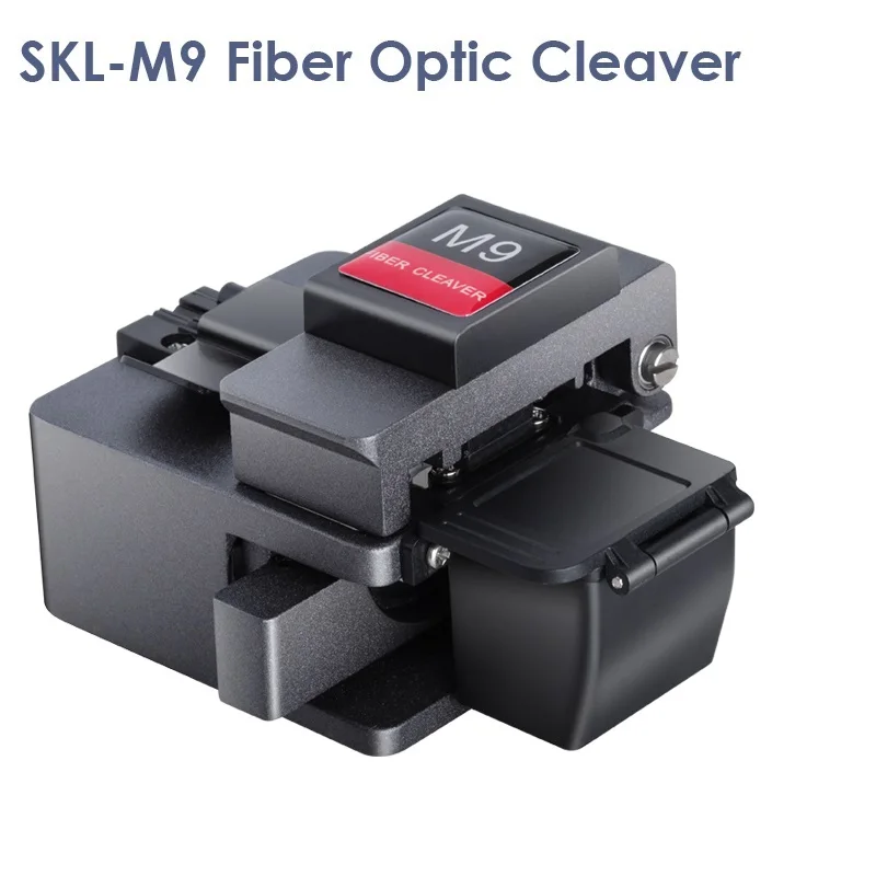 SKL-M9 Fiber Optic cleaver Cable Cutting Knife FTTT Optical Knife Tools High Precision Cleavers 16 Surface Blade Free Shipping