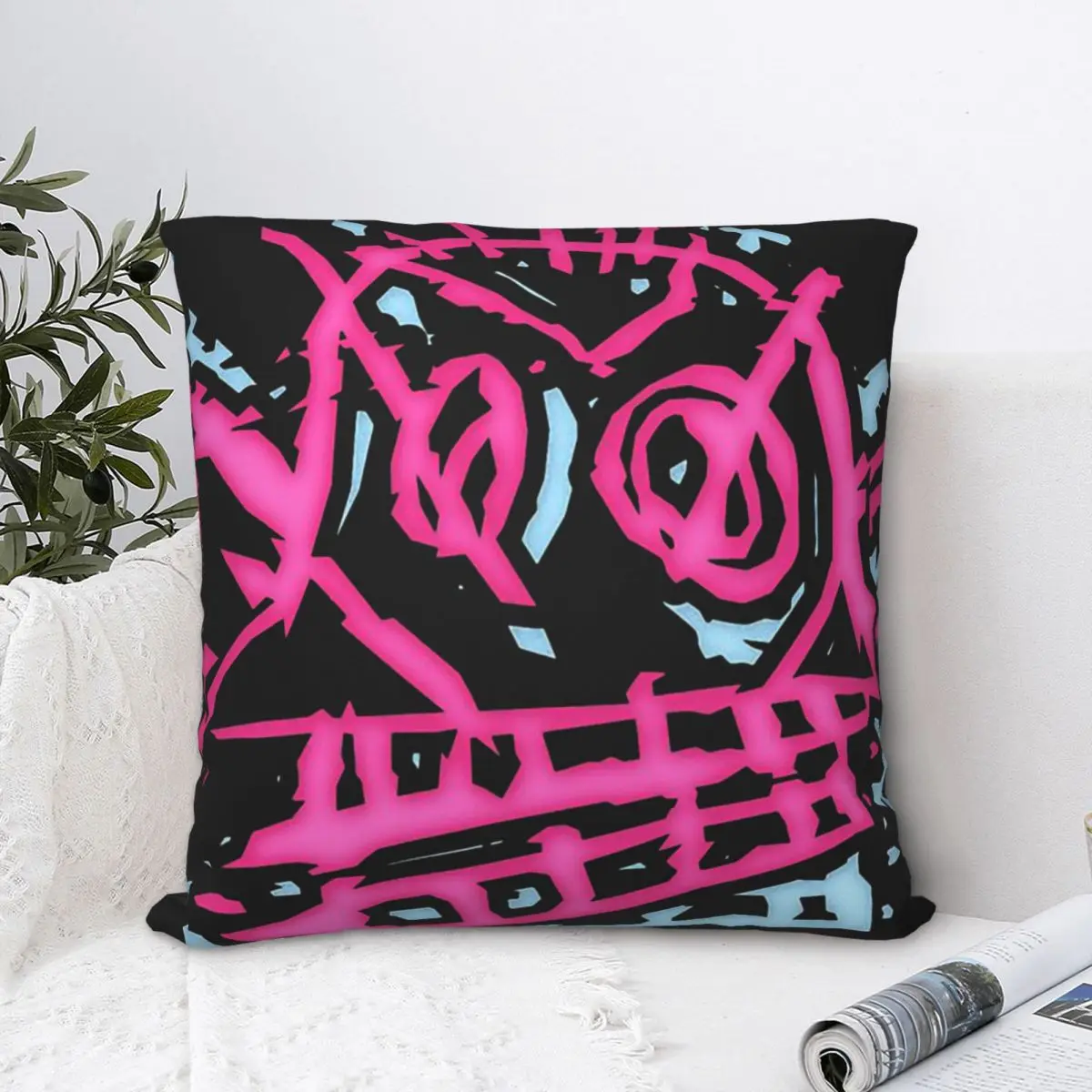 

Monkey Bomb Throw Pillow Case Arcane League of Legends Cushion For Home Sofa Chair Decorative Hug Pillowcase