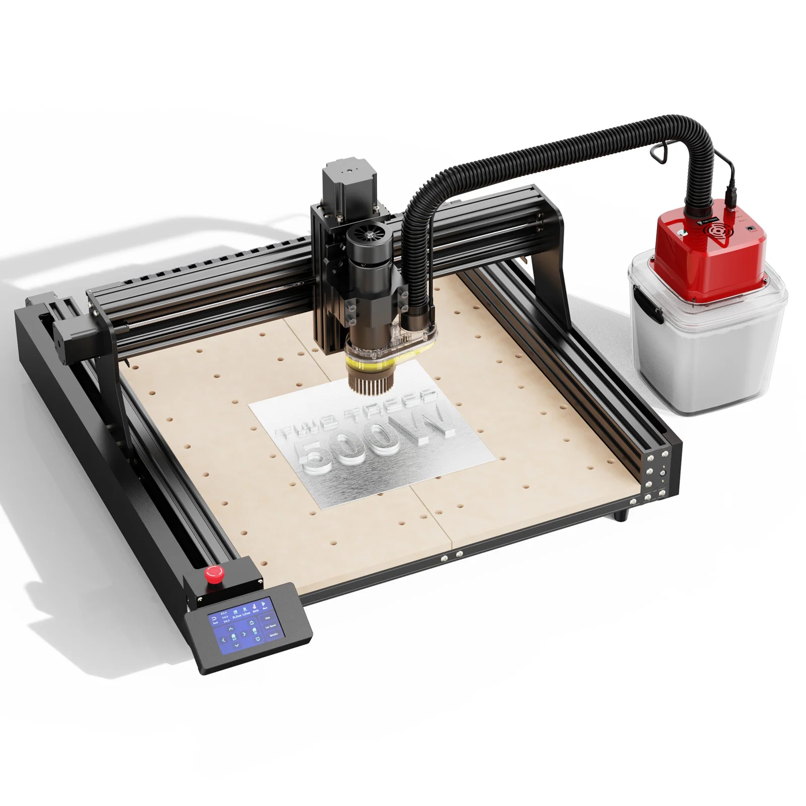 Imagem -04 - Twotrees-cnc Router Fresadora Máquina de Corte Ttc450 Eixos Eixos Grbl Laser Gravador para Acrílico Pcb Madeira Pvc Mdf Metal