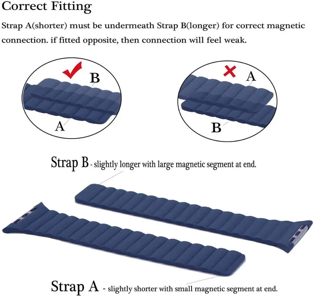 حزام من الجلد لساعة أبل باند 45 ملم 41 ملم 49 ملم 44 ملم 40 ملم 42 ملم سوار مغناطيسي كوريا iwatch Series 9 8 7 3 4 5 6 Ultra se 2