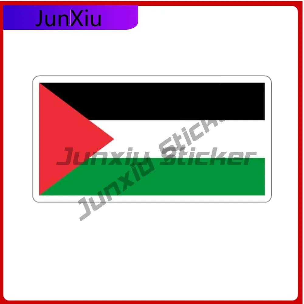 

Palestine Flag Stickers Occlusion Scratch Decal Exterior Accessories For Suv Camper Windshield Laptop Water Bottle Electric Scoo