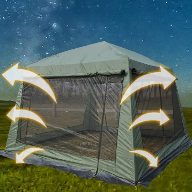 Rainproof Mosquito-proof Park Tents Enlarged Thickened Multifunctional Outdoor Tents Relaxing Sandbeach Camping Furnishings