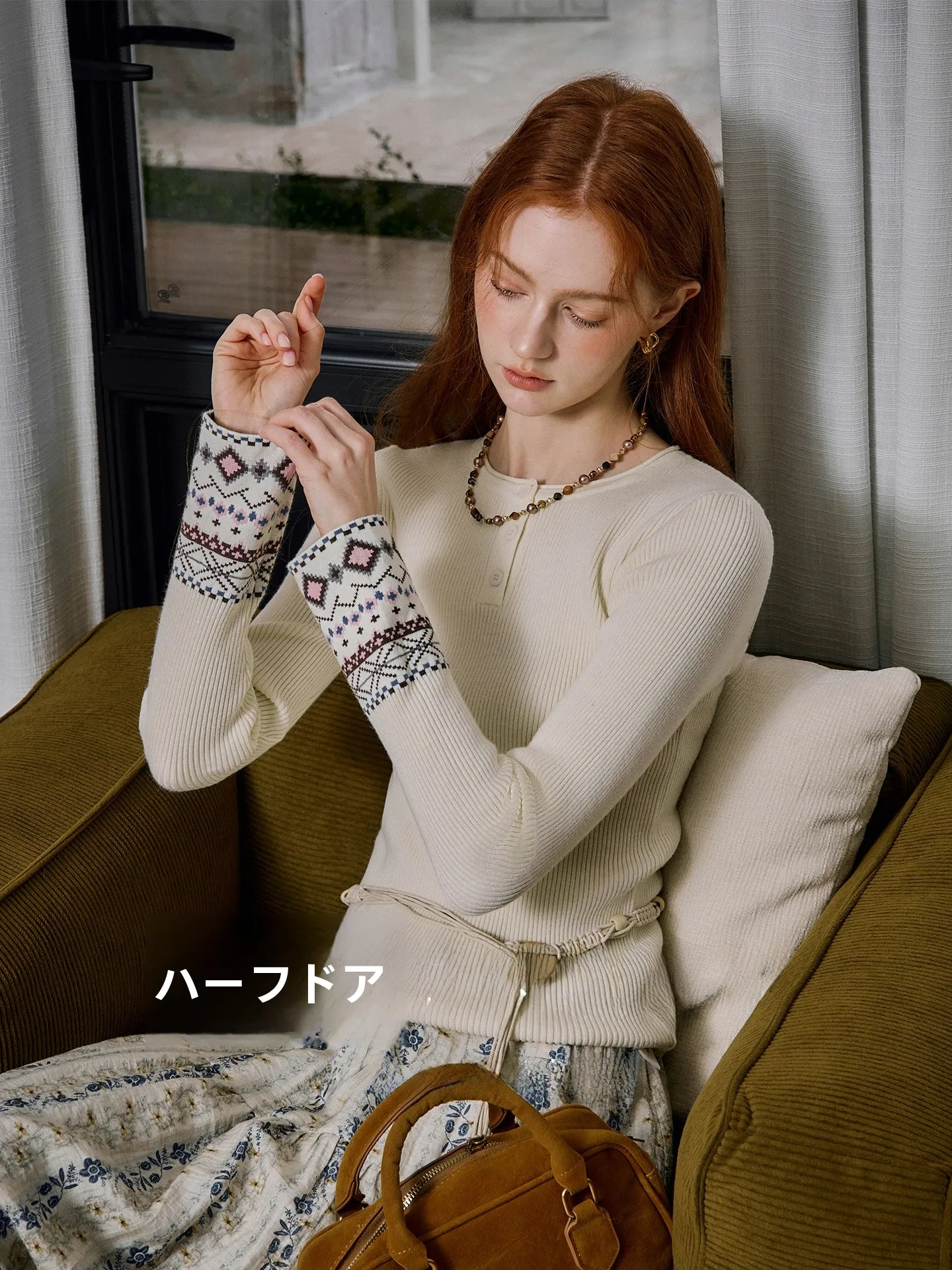 

KUHNMARVIN Simple Knitted Sweater Women's f Open Collar Base Layer Winter Faionable Design Casual Fit Soft Polyester Blend