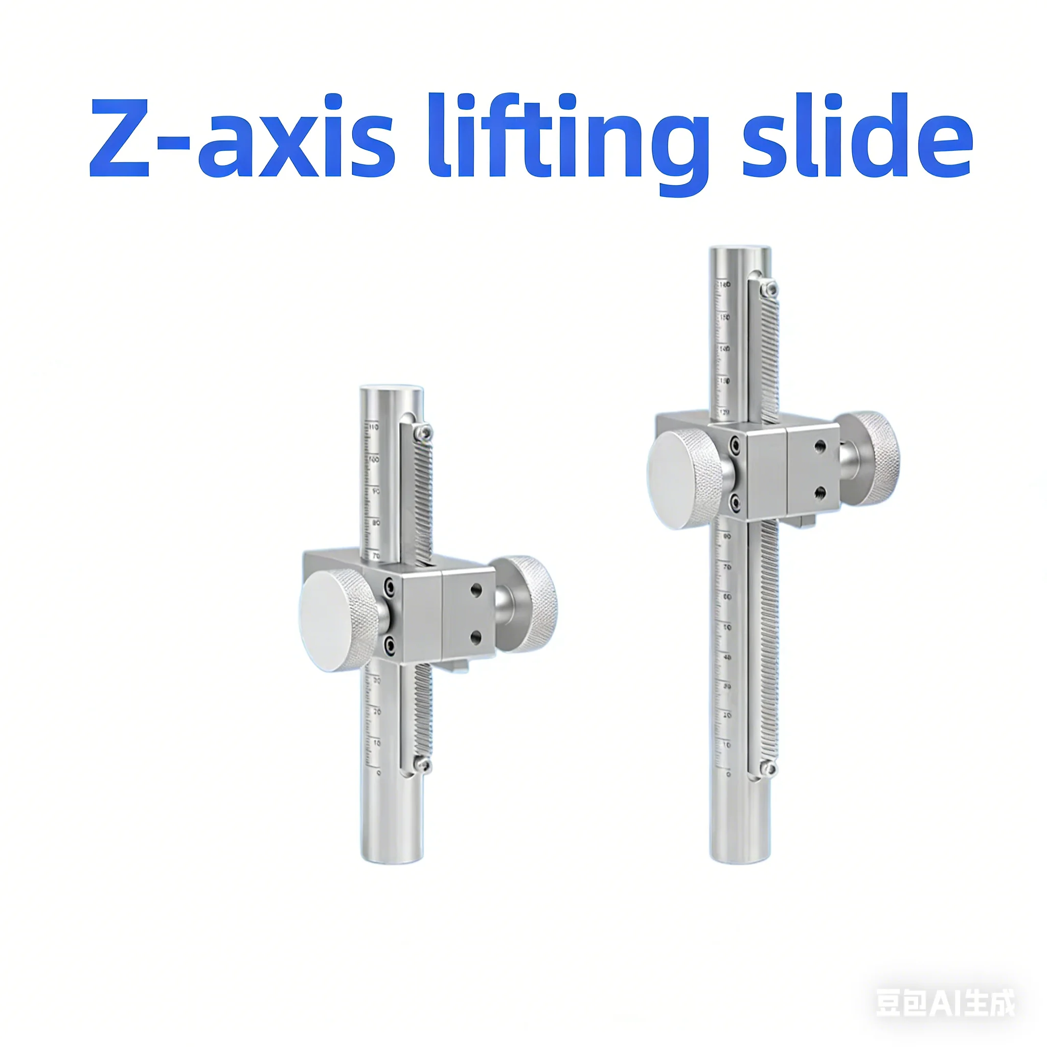 Z-Axis Vertical Lift Stage, Gear & Rack Type Column Platform ZKB20-150/200/250/300-110