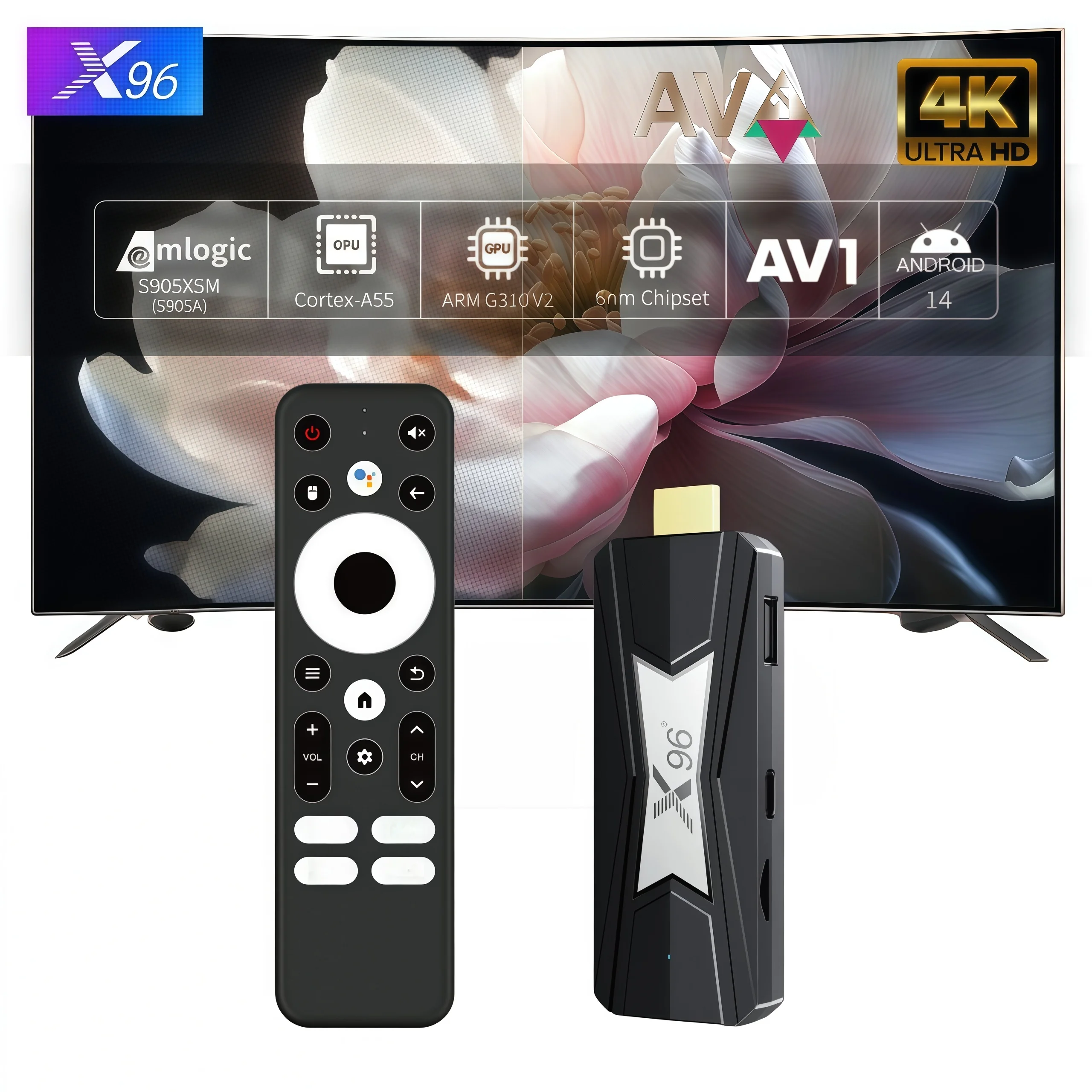 X96 NEO TV Stick Android 14