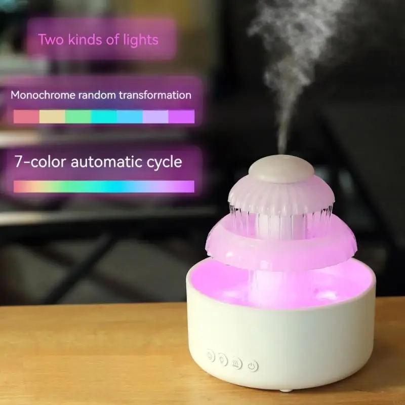 Humidificador Mini humidificador Difusor esencial aceite Humidificador dormitorio lindo N58D