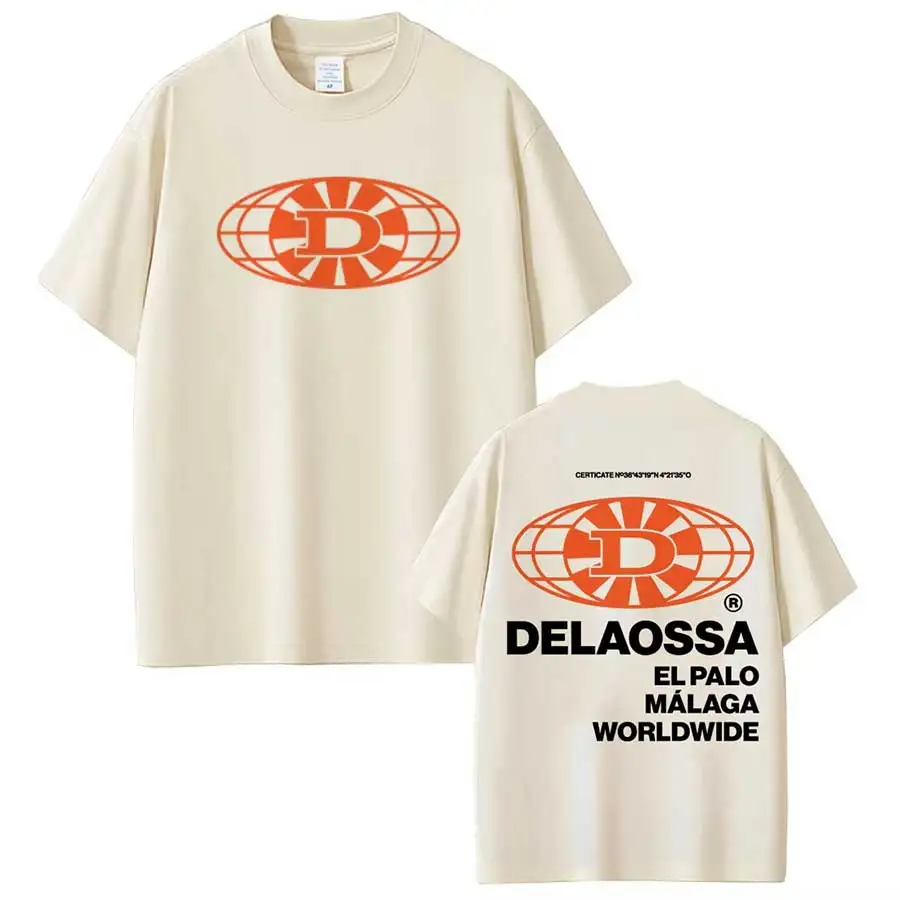 Camiseta del rapero Delaossa Veneno Album Tour para hombres y mujeres, ropa informal estilo hip hop, camisetas de gran tamaño, Camiseta 100% de algodón