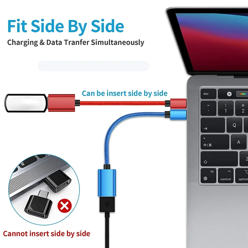 OTG Data Cable Type C Adapter USB-C To USB 2.0 HUB Connector For Xiaomi Samsung Huawei Mobile PhoneMacBook Notebook Converter