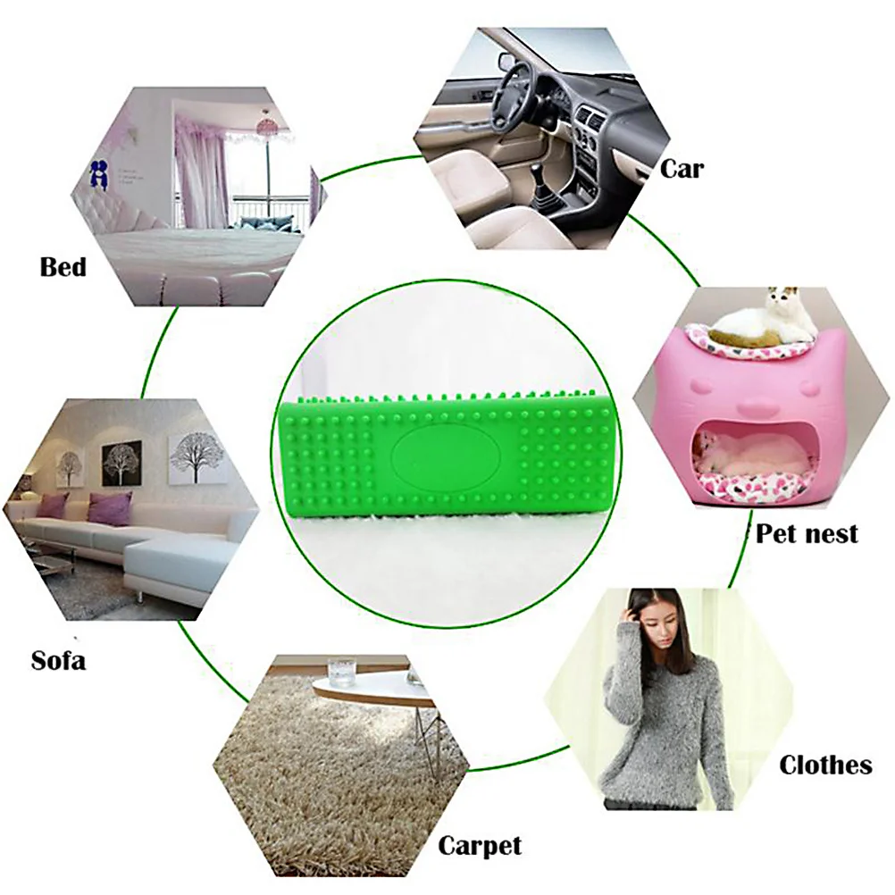

Silicone Pet Remover Green Hollow Design For Cat Dog Horse Instant Hair Lift From Sofa Carpet Clothes Car Cushion